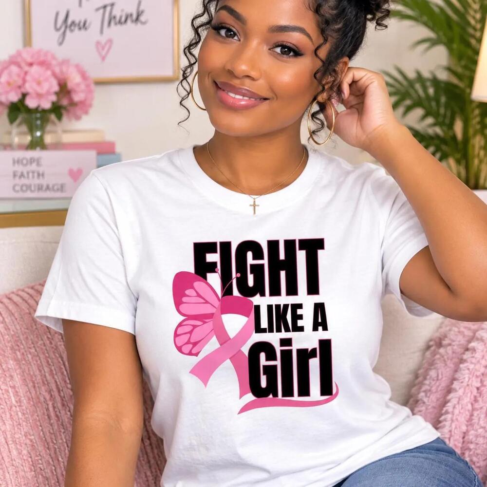 Fight Like A Girl Awareness Tee